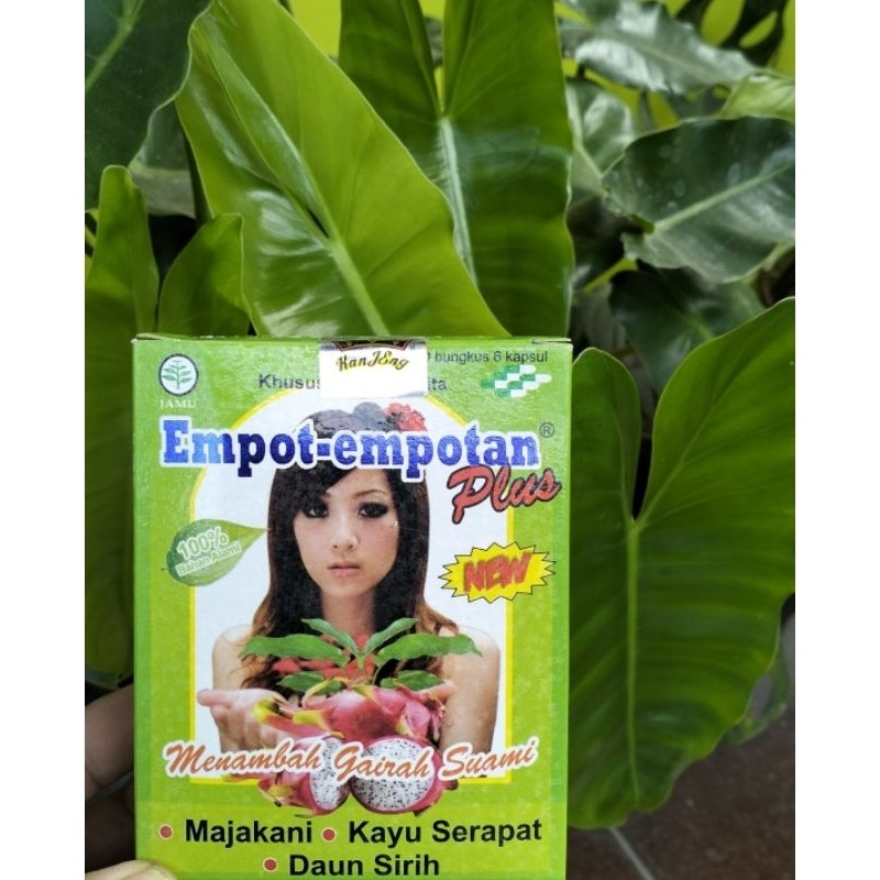 

TERLARIS empot empotan kapsul plus majakani daun sirih isi 10sachet LARIS MANIS TERMURAH BERKUALITAS JAMU HERBAL ALAMI