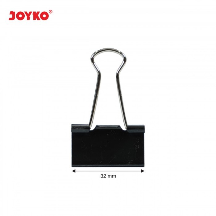 

Binder Clip / Penjepit Kertas Joyko no 155 32mm – Box 12 pcs