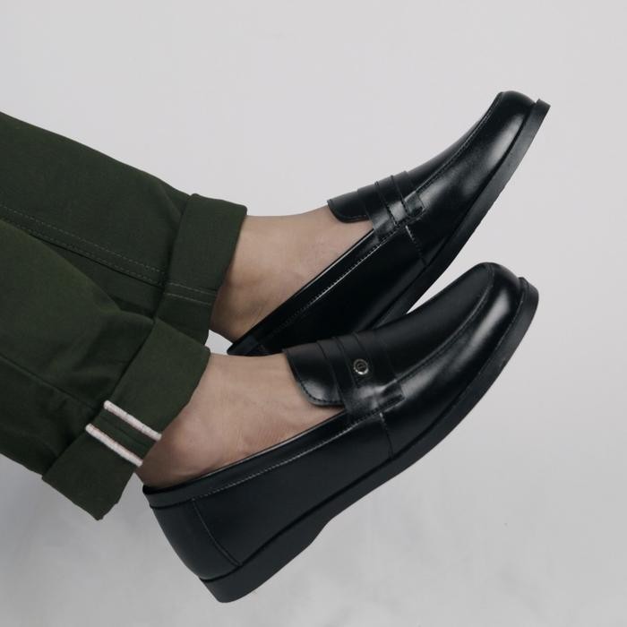 Sepatu Slip On Loafers Pria Sepatu Formal Pantofel Pria Oxford Black Brown Pria Casual Formal Kerja 