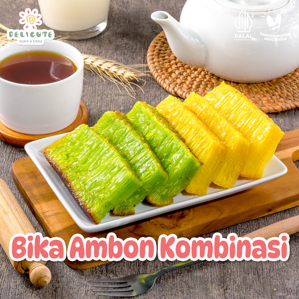 

Bika Ambon Kombinasi Delicute - Ukuran 20 x 11 x 5,5 Cm