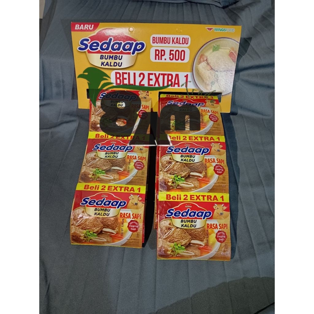 

[ 1rtg isi 18pcs ] Sedaap Bumbu Kaldu Sapi & Ayam uk. 9gr