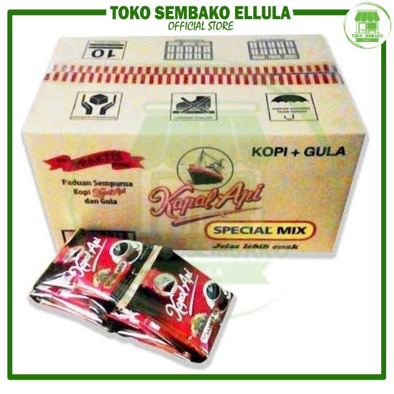 

Toko Sembako ELLULA - Kapal Api special Mix 1dus isi [12bag(renceng) x 10bks x 23gr] [Dus]