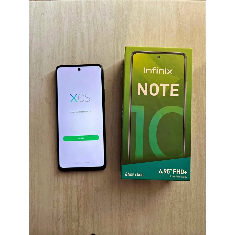 Infinix Note 10 Ram 6 Rom 128GB (SECOND)