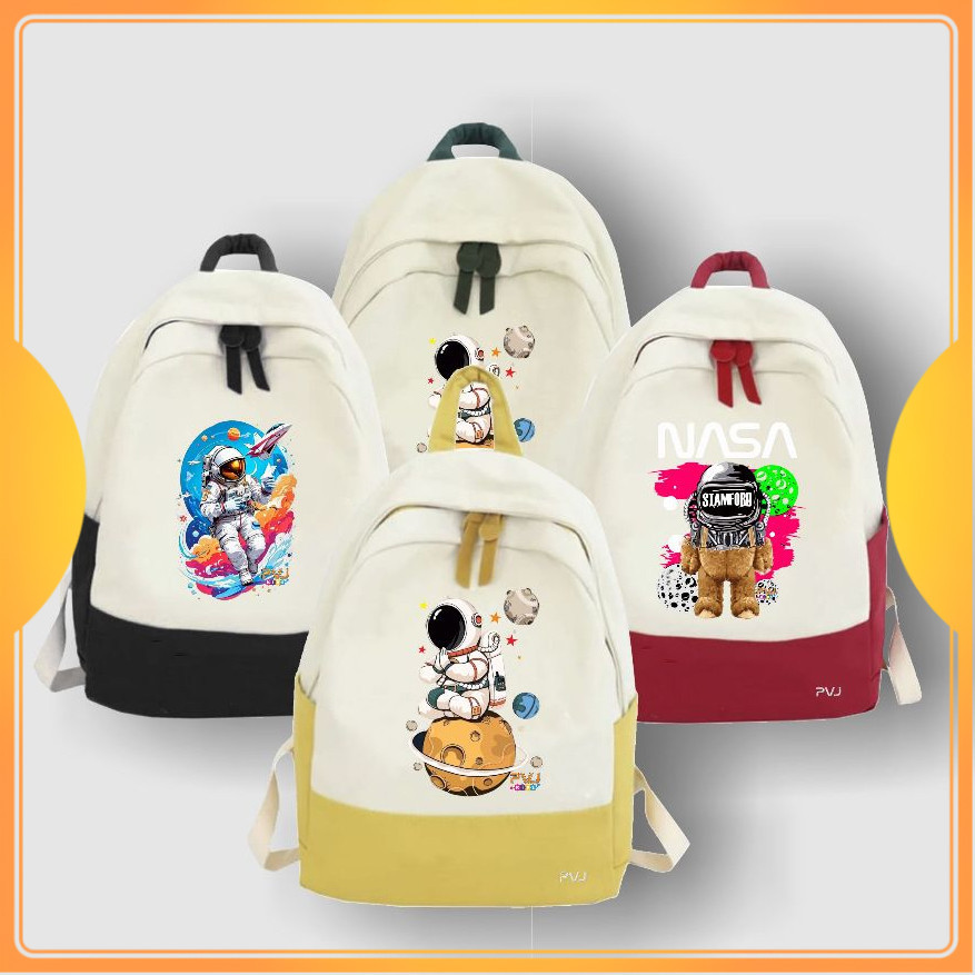 RKS Tas Ransel Anak Backpack Casual Big Astronomy NASA Unisex Fashion Kids A1 69