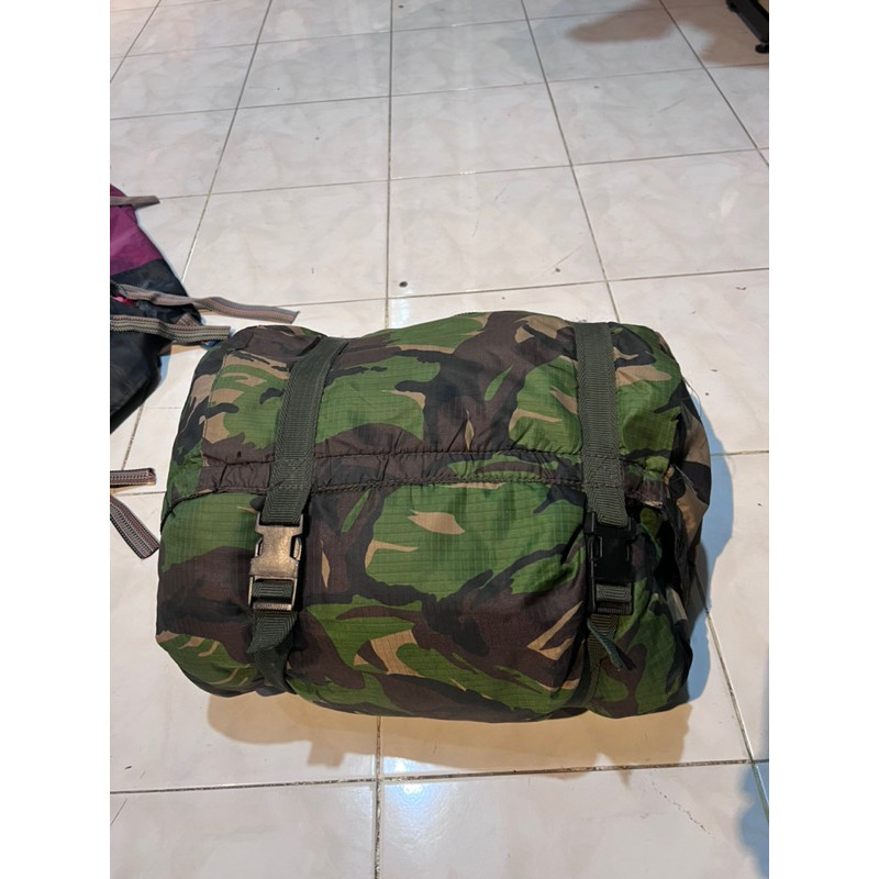 Sleeping bag jatah tni loreng tactical sb kantung tidur mummy polri second