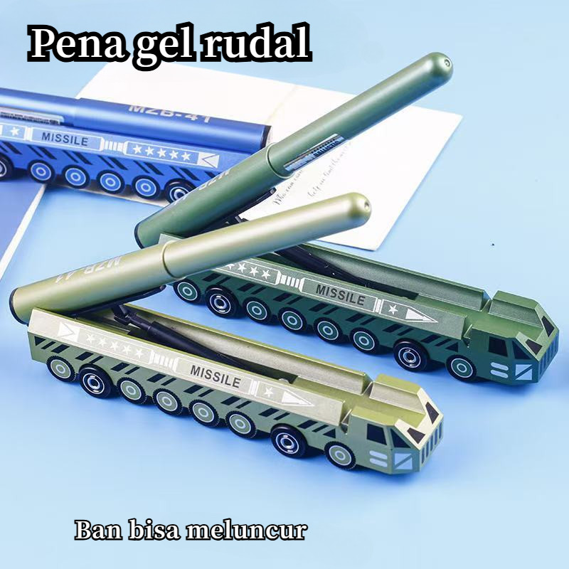 

Kartun Kreatif/Ornamen Berbentuk Rudal/Pena Netral untuk Pelajar/Pena Retractable/Hadiah Ulang Tahun/Prize