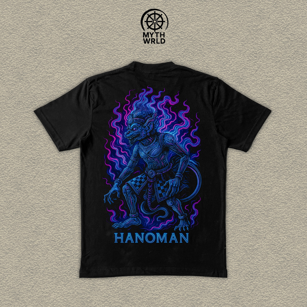 MYTHWRLD Hanoman Anoman Kera Putih Baju Kaos Distro - T shirt Sablon Unisex