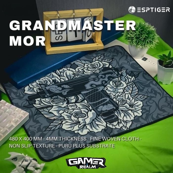 Esports Tiger Grandmaster Mor Gaming Mousepad