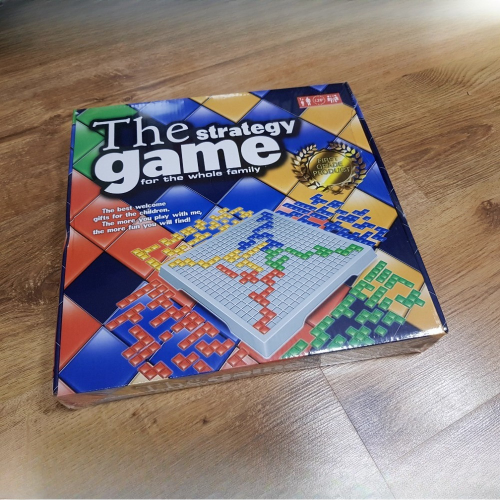 Intellectual Puzzle Blokus Board Game English Version Party Games for Children Toy Kids Tos Family G