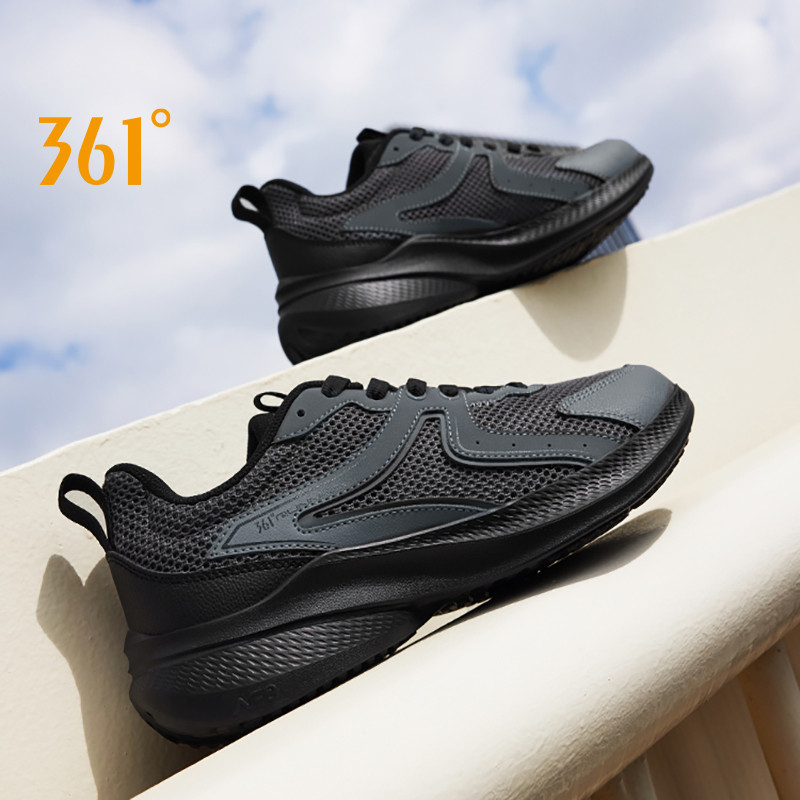 361 Degrees Men Running Shoes Spring New Mesh Lightweight Soft Trendy Cushioning Durable Versatile M