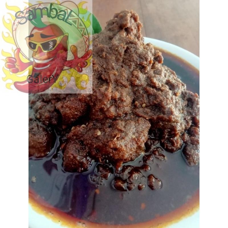 

SambaL Galery rendang daging / rendang asli padang / rendang arsyila minang / Rendang