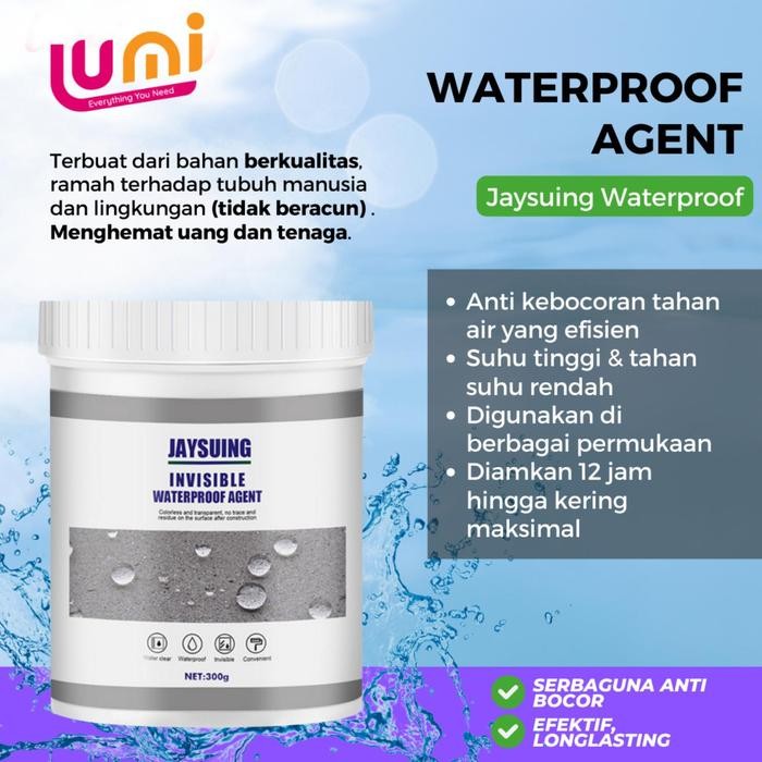 Jaysuing Lem Anti Bocor Keramik Kamar Mandi Kolam Lem Transparant Jaisuing 300gr Waterproof Glue Sea