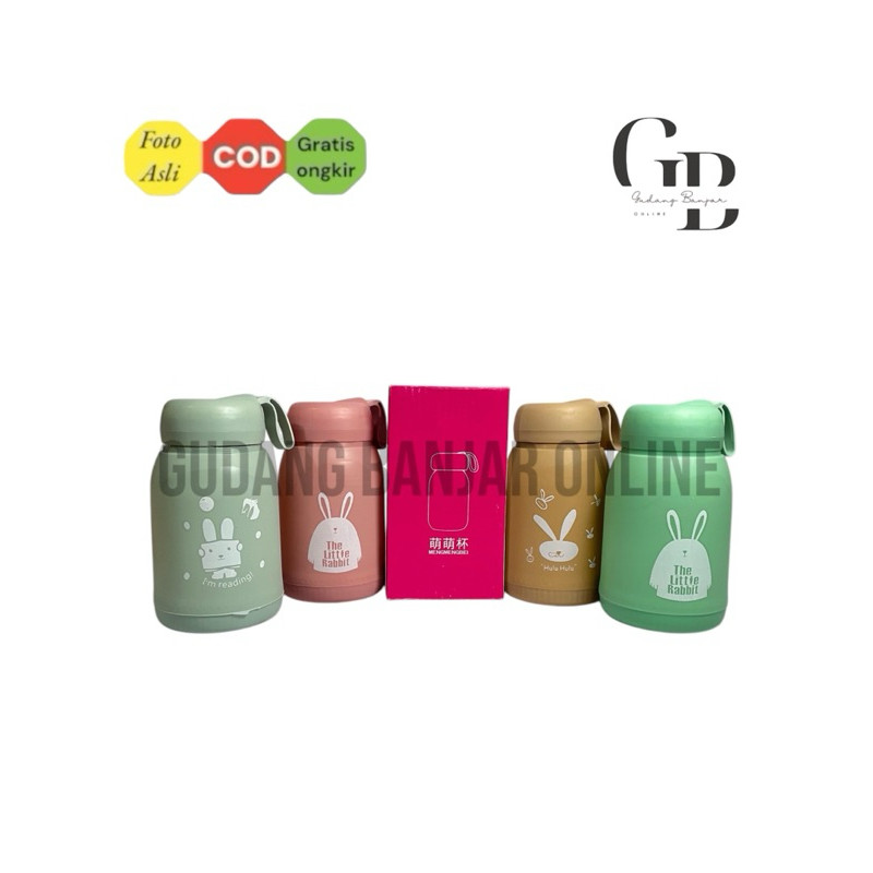 Botol rabbit kelinci souvenir ulang tahun / aqiqah / syukuran