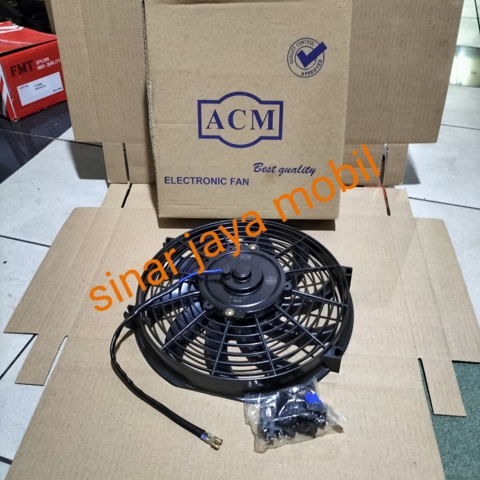 Part New kipas motor extra ektra fan 10 inch radiator AC mobil universal 12v