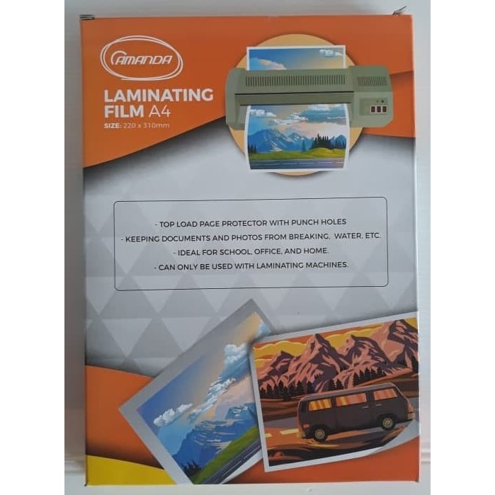 

BEST -Plastik Laminating A4 100 Micron Amanda Laminating A4