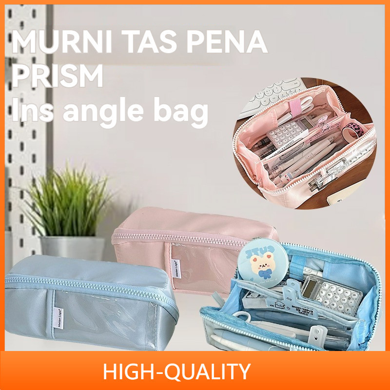

【COD】Korea style big pencil box organizer bag kotak pensil kawaii besar muat banyak pensil case premium tempat pensil kapasitas