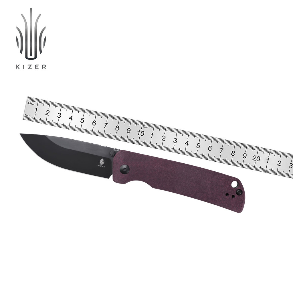 Kizer Folding Knife V4481C1/C2/C3 2023 New Richlite/Micarta Handle 154CM Steel Blade EDC Knife for M