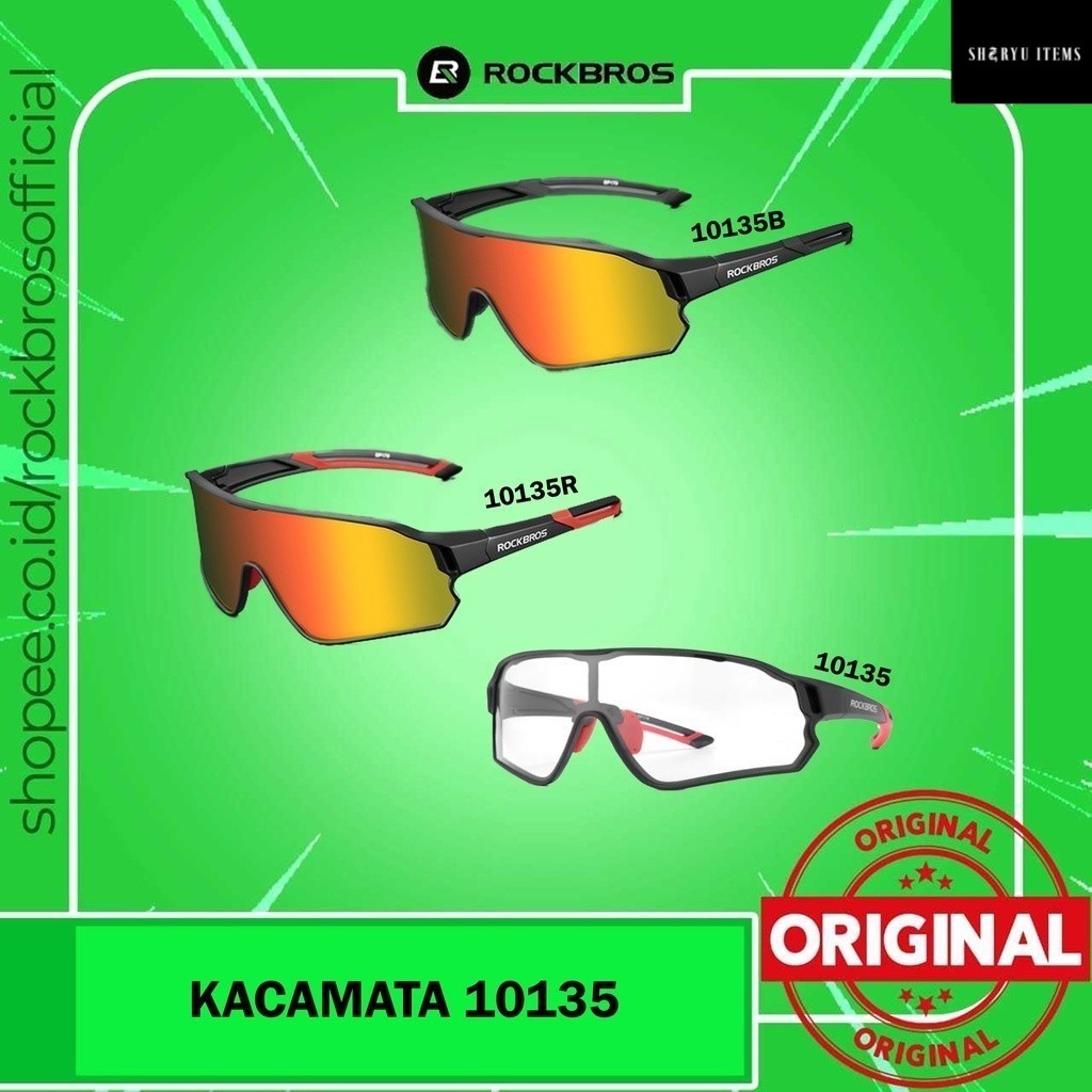 Kacamata Sepeda Gowes ROCKBROS 10135 Original Photocromic Full Frame