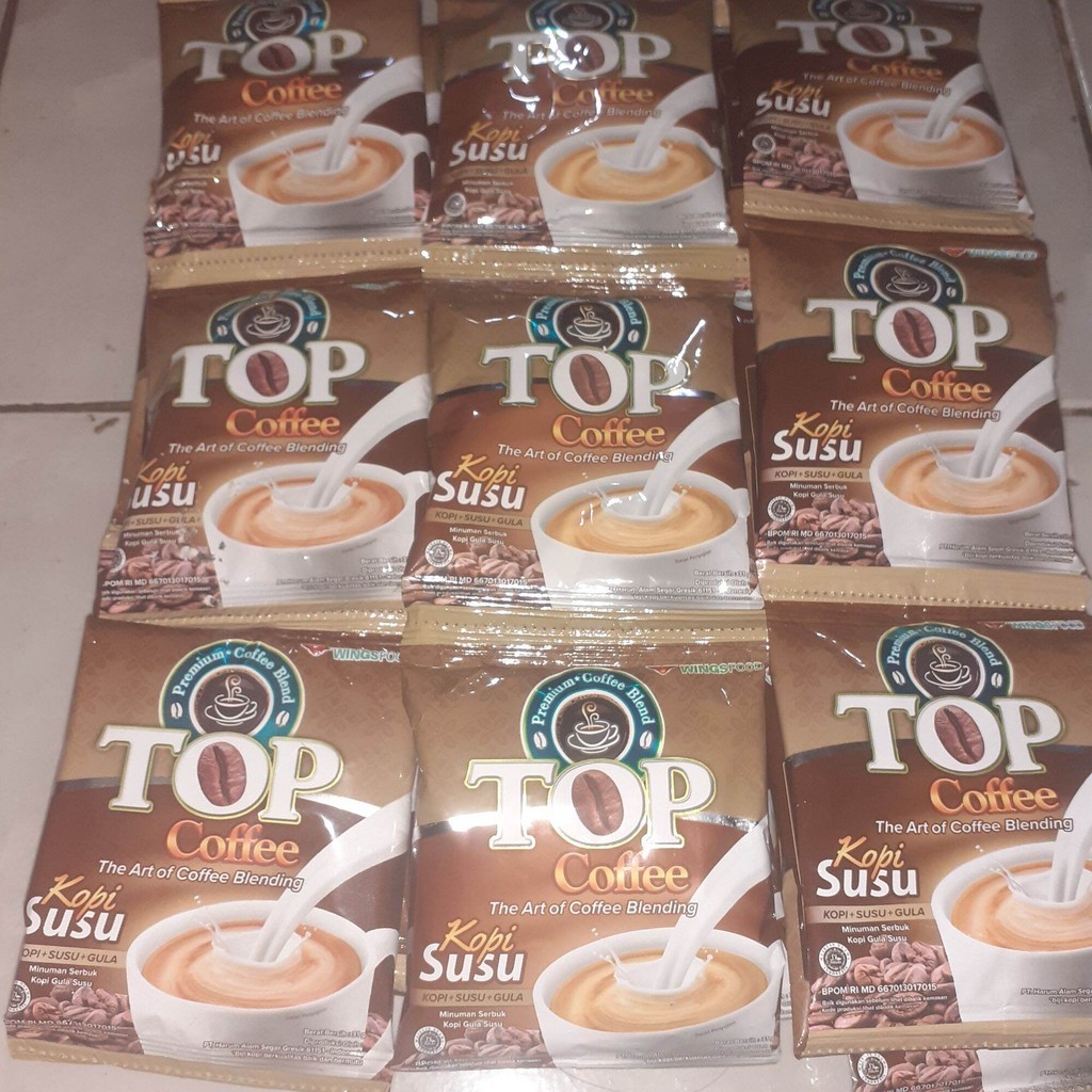 

Top cofee susu, kopi susu 31g isi 12/top cofee susu , kopi susu 31g