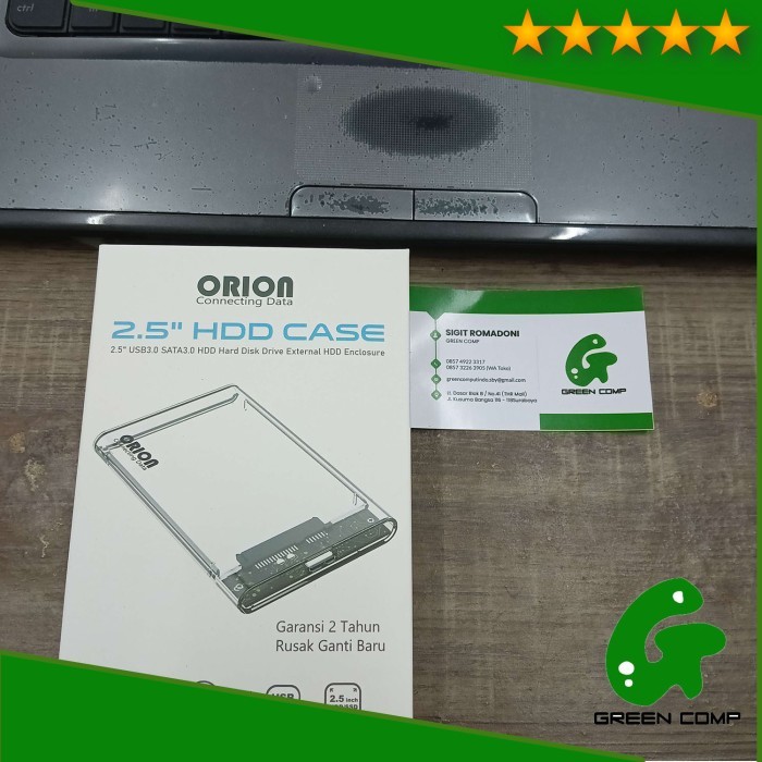 Orion HDD Enclosure 2,5" Transparan USB 3.0