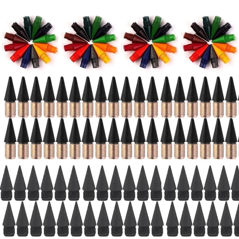 

12/36pcs Replaceable 12 Colors Eternal Pencil Nib No Ink HB Pencil Writing Accessories Sketch Stationery Refills School Supplies