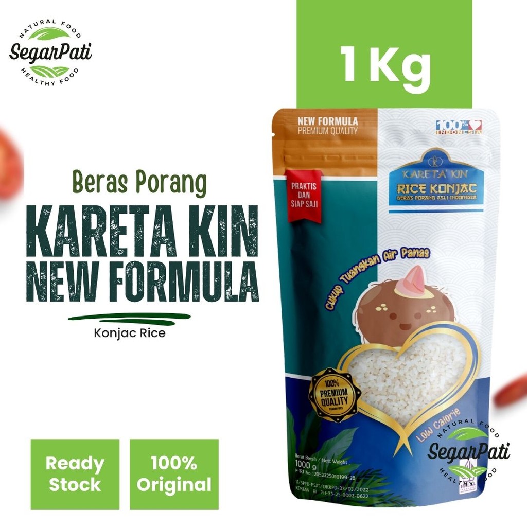 

Kareta Kin New Formula Beras Porang 1 Kg