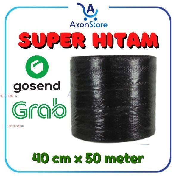 

GROSIR BUBBLE SUPER HITAM 40CM X 50M