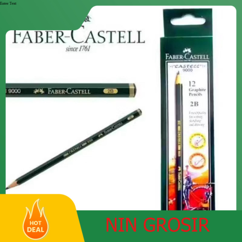 

Pensil Faber Castell 2B (1 pack = 12 pcs)