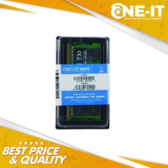 RAM OSCOO 8GB DDR3 1600Mhz Sodimm 1600 MHz Laptop