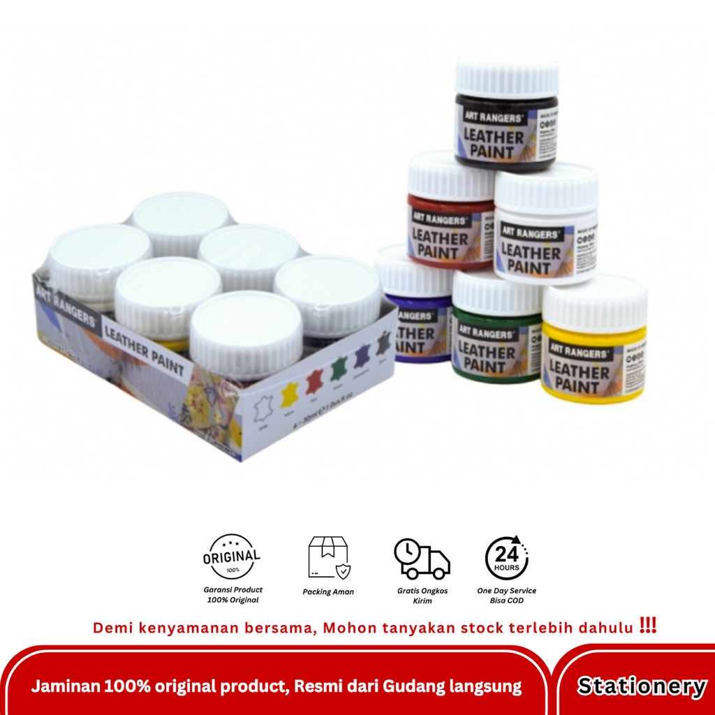

ART RANGERS LEATHER PAINT 6X30ML PA44.06030.A