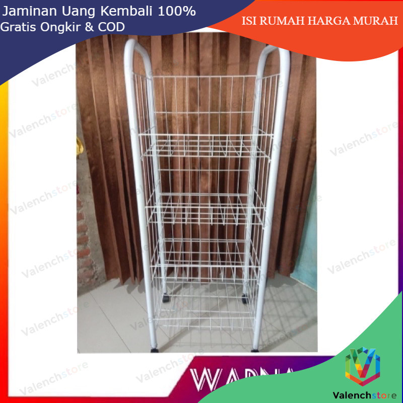 sf53er rak chiki warna 4 susun , rak serbaguna 4 susun, rak ciki 4 tingkat , rak ciki , keranjang ch