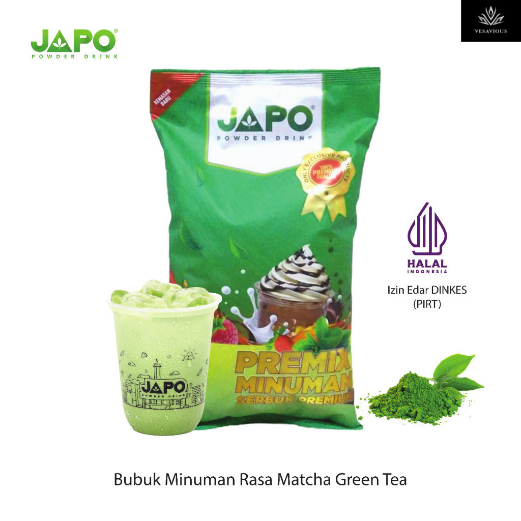 

1 Kg PREMIUM POWDER DRINK RASA MATCHA GREENTEA MERK JAPO | 1 KG | GREEN TEA | TEH RASA GREENTEA | ES TEH ANEKA RASA KEKINIAN | BUBUK MINUMAN RASA | POWDER DRINK | BOBA BROWN SUGAR | MINUMAN KEKINIAN | SEMARANG | JAWA TENGAH | HALAL