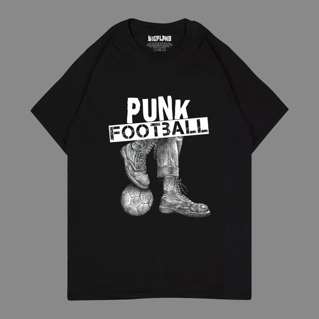 T-shirt PUNK FOOTBALL SEPATU BOLA / KAOS PUNK  FOOTBALL / KAOS BOLA / KAOS CASUAL