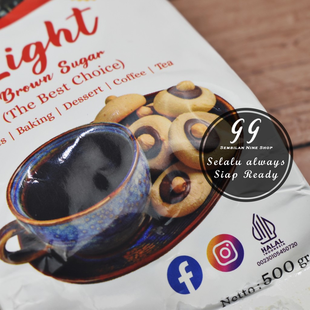 

RB ROYAL SEMUT LIGHT Brown Sugar 500 Gram Gula Merah Jawa Fine Textured Sari Tebu Alami