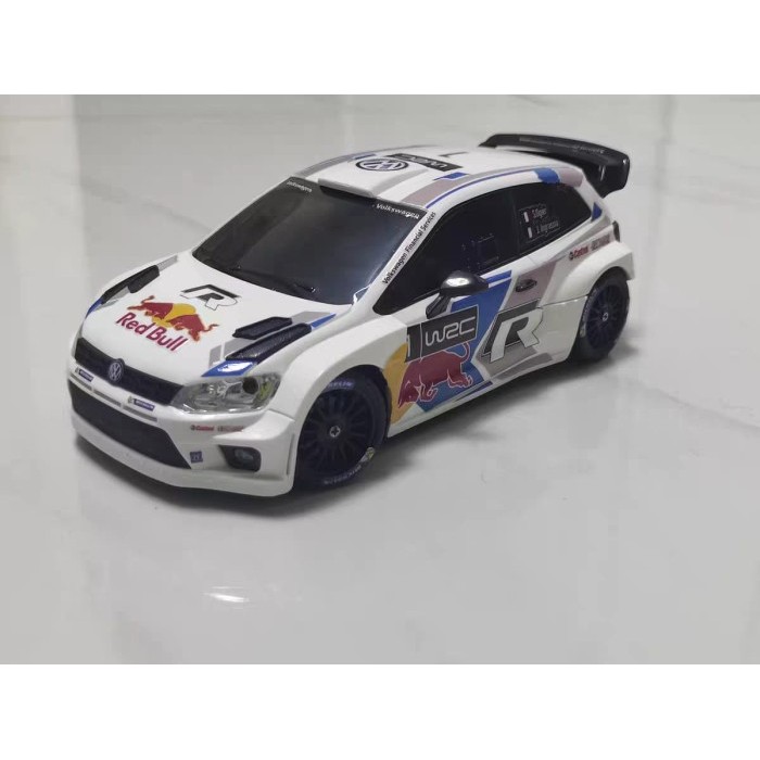 LDRC 2801 VW POLO R decal sticker livery & rear led light RC 1/28