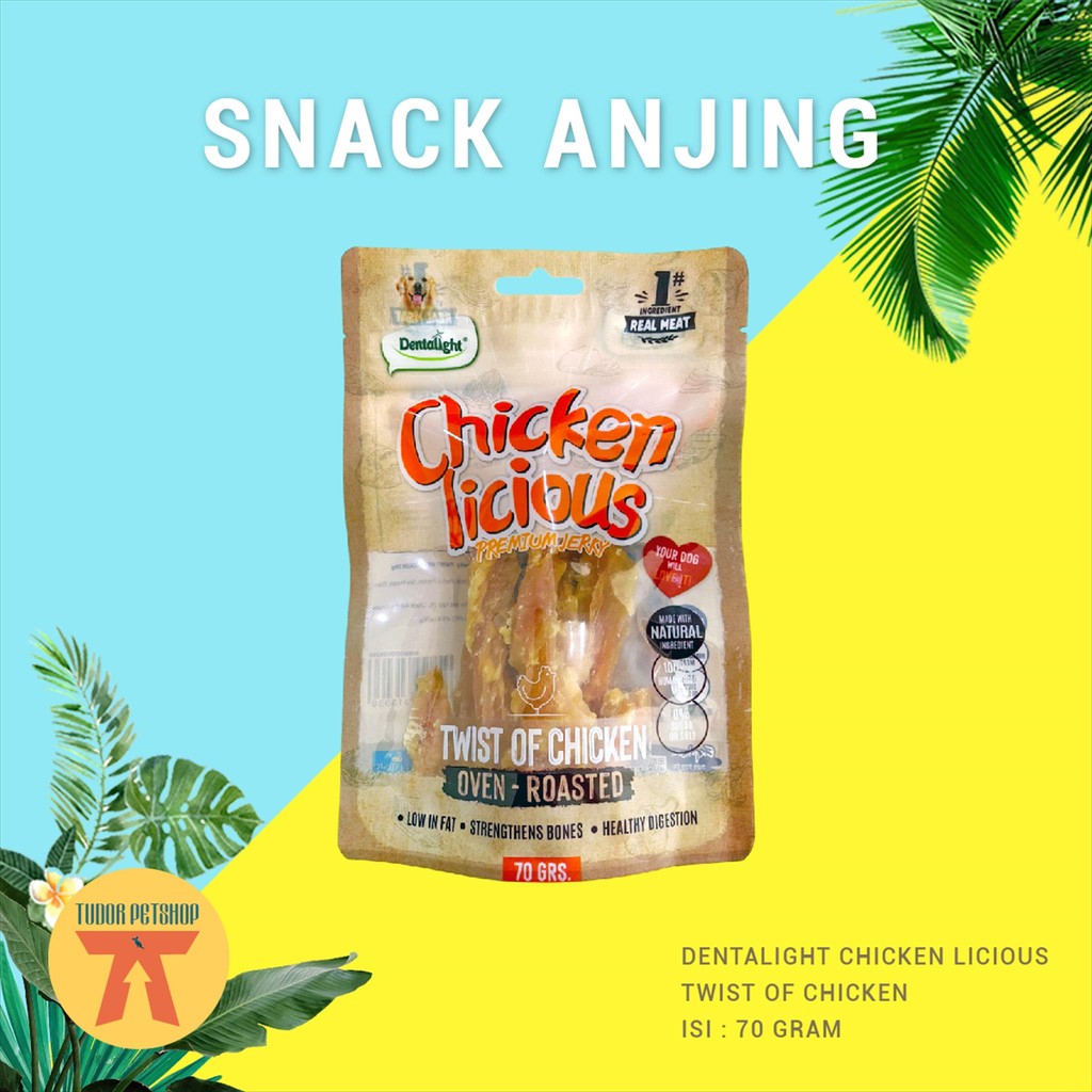 Ay00 Snack Anjing Dentalight Chicken Licious Collection 70 Gram