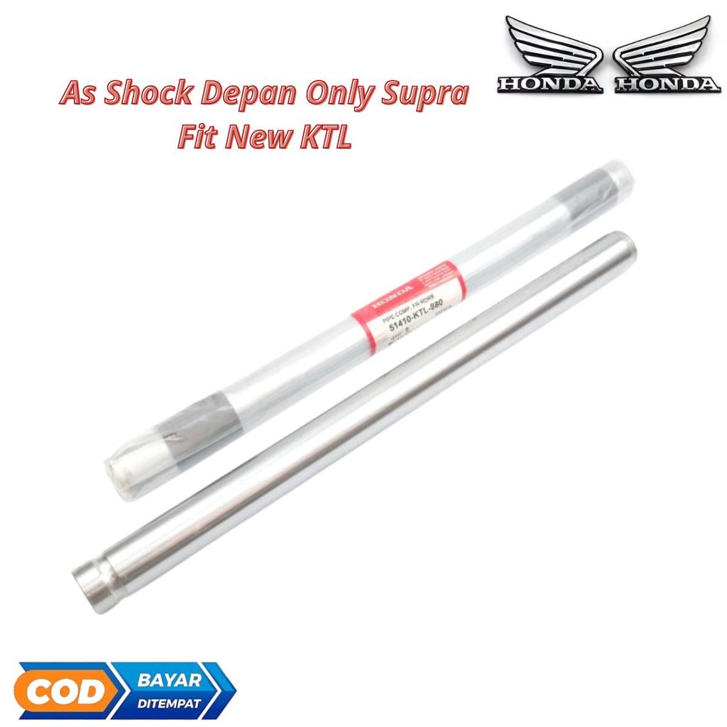 As Shock Depan Only Sepeda Motor Supra Fit New - Revo old KTL