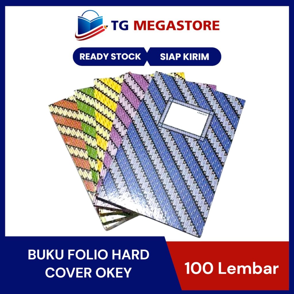 

Buku Folio OKEY Hard Cover 100 Lembar