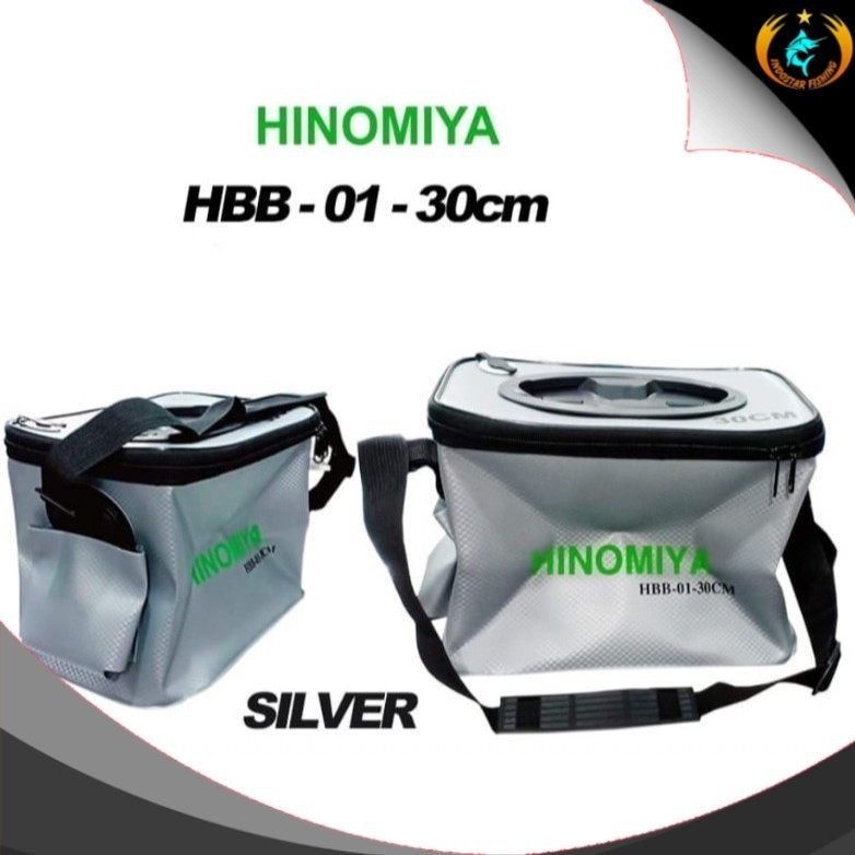 Box Plastik Kotak Umpan Hidup Udang HINOMIYA HBB-01 30cm Wadah Ikan Portable - Indostar fishing