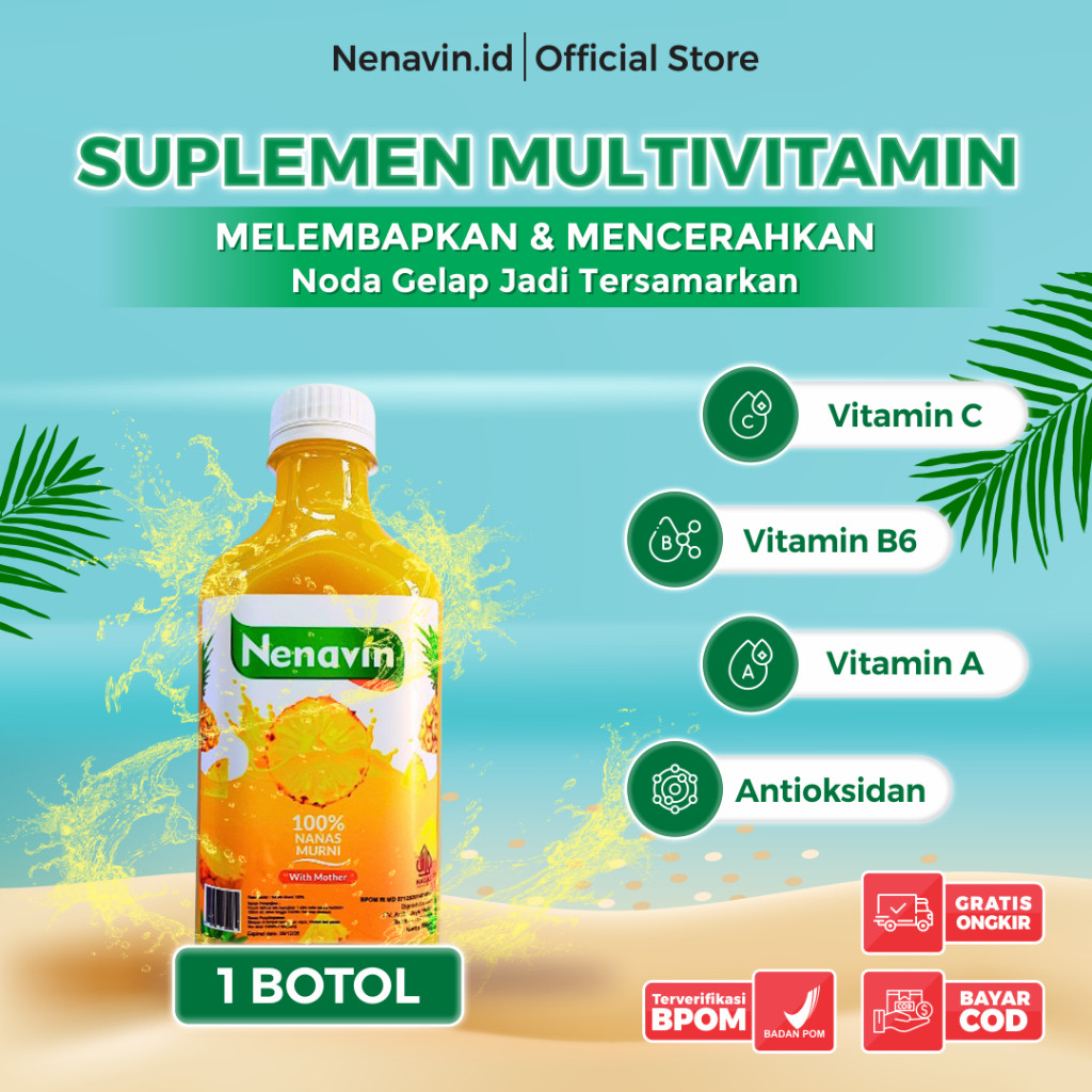 

Nenavin Cuka Nanas 100% Original 280ml