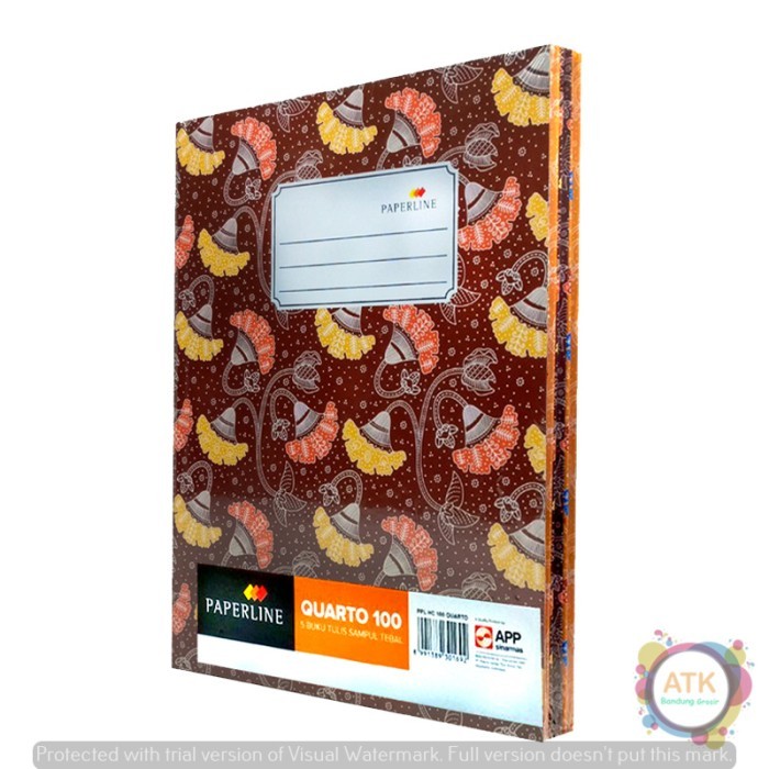 

Buku Quarto PaperLine 100 Lembar Hard Cover Sampul Tebal