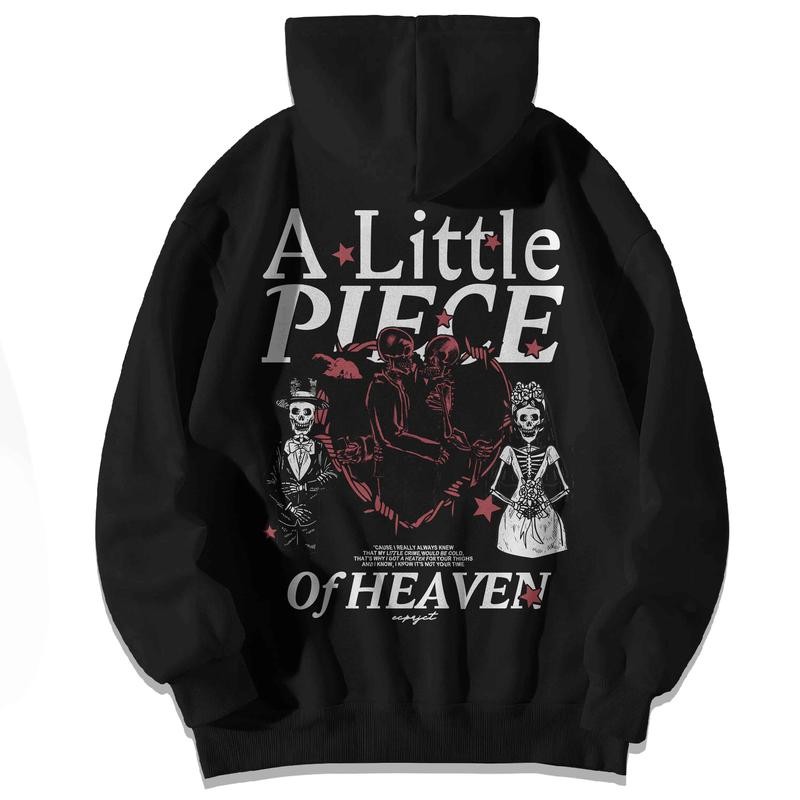 [AESTHETIC VERSION] HOODIE A LITTLE PIECE OF THE HEAVEN VERSION - COTTEN FLEECE  SABLON DTF PRINT TI