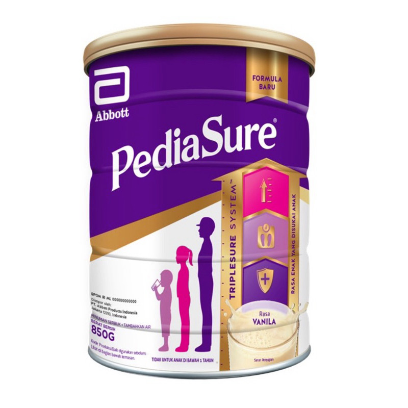 

Pediasure triplesure Vanila madu 850g susu formula anak