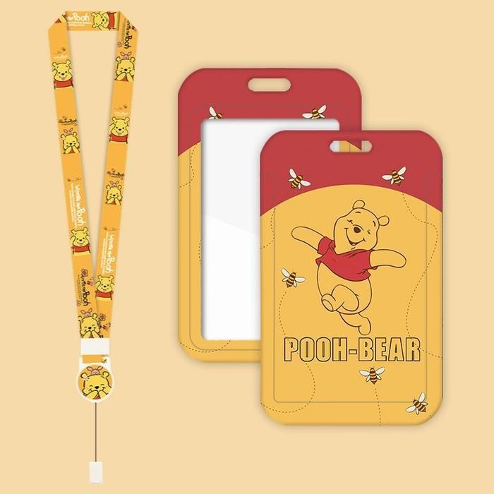 

ANDMA (N017) ID Card Holder Tali Yoyo Winnie The Pooh / Nametag Yoyo Tiger Piglet / Card Holder Yoyo / Disney / Card Holder Tali Bisa Ditarik - N017-Pooh 01