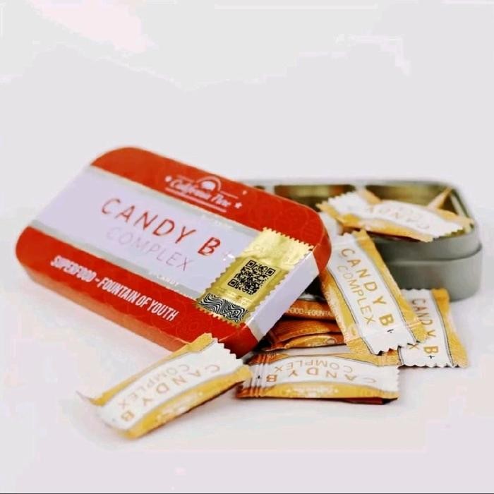 

permen rasa jeruk candyB plus complex asli original isi12