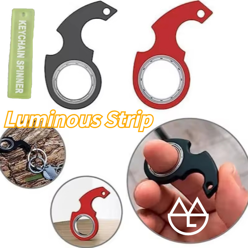 Spinning Keychain/Gantungan Kunci Putar/Gantungan kunci karambit/Keyrambit Keychain Fidget Spinner M