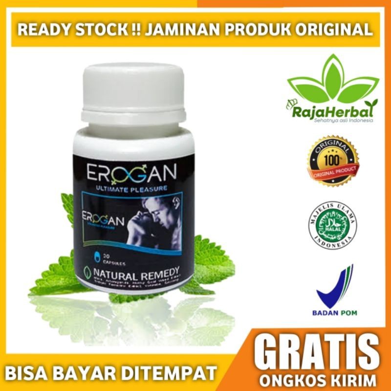Original 100% TERBUKTI MANJUR 100% EROGAN OBAT PEMBESAR_KELAMIN PRIA AMPUH 30 KAPSUL