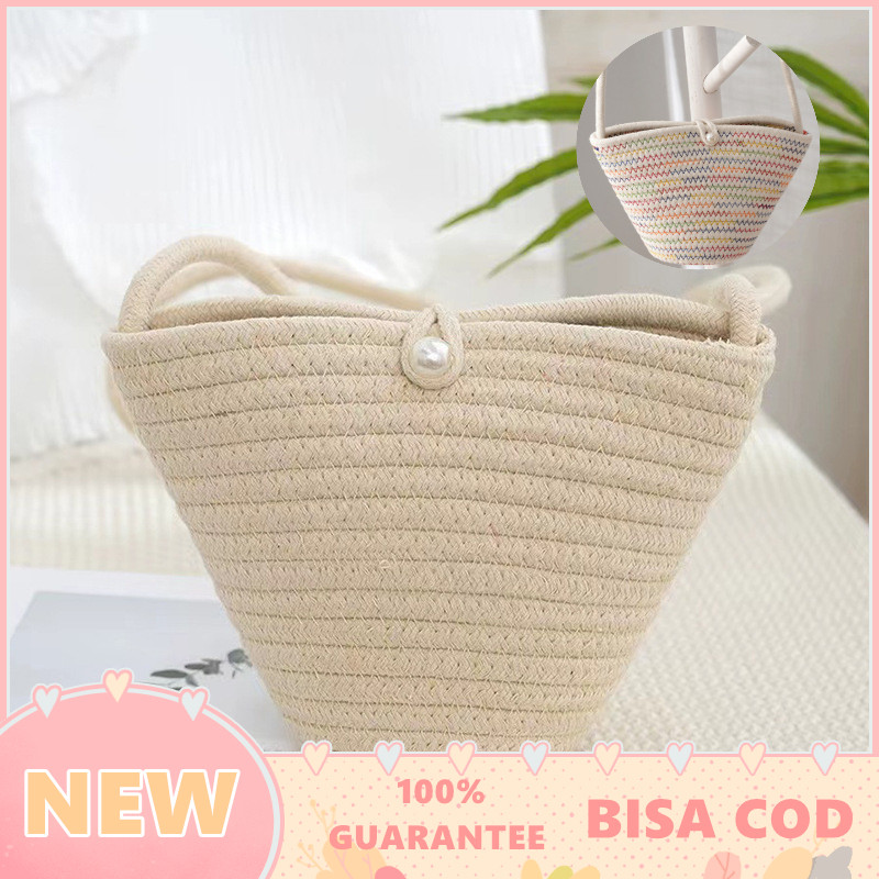 【Ready】Mini Rajut Imut Sling Bag Warna Macaron/Tas Rajut Import Kecil Fashion Tas/Tas Selempang Raju