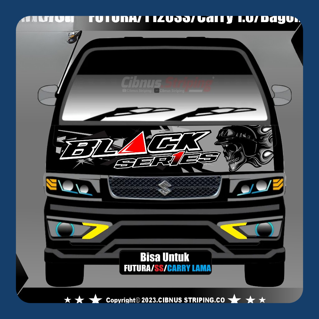 STIKER KABIN MOBIL PICKUP FUTURA/T120SS/CARRY BAGONG