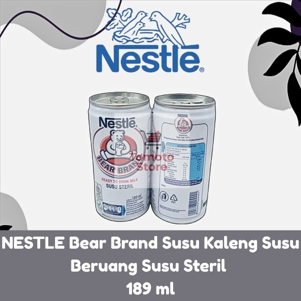 

✨ TOMOTOSTORE ✨ NESTLE Bear Brand Susu Kaleng Susu Beruang Susu Steril